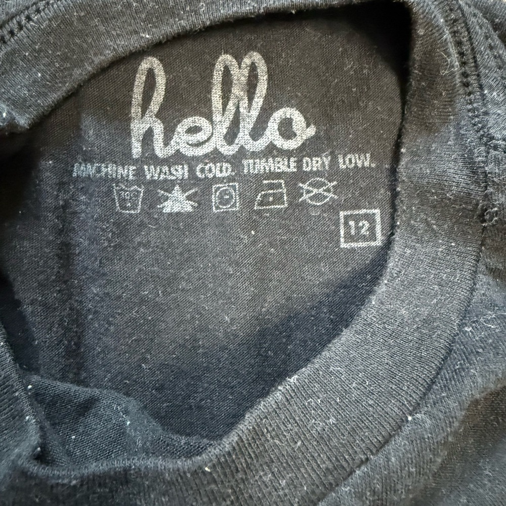 Hello Apparel Unisex tshirt size 12 GUC